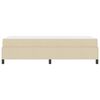 vidaXL Boxspringbett Creme 90 x 200 cm Stoff