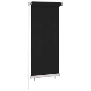 vidaXL Au&szlig;enrollo 65 (B) x 140 (H) cm Schwarz
