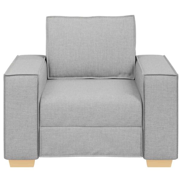 vidaXL Sofa Stuhl Wolkengrau 60 cm Stoff