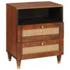 vidaXL Nachttische mit Schubladen 50 x 33 x 62 cm Massivholz Mango
