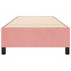 vidaXL Boxspringbettgestell Rosa 90x200 cm Samt