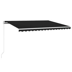 vidaXL Automatische Markise mit LED & Windsensor 450x300 cm Anthrazit