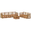 vidaXL Sofagarnituren 8 pcs Massivholz Akazie