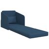 vidaXL Schlafsofa Blau 65 x 80 x 83 cm Stoff