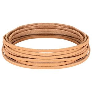 vidaXL Lederriemen Hellbraun 200 x 0,3 cm Leder
