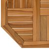 vidaXL Tischplatte 50x50x2,5 cm Achteckig Massivholz Teak