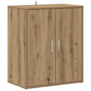 vidaXL Schuhschrank 60 x 35 x 70 cm Artisan-Eiche 5 regale