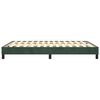 vidaXL Boxspringbettgestell Dunkelgr&uuml;n 140x200 cm Samt