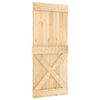 vidaXL T&uuml;r NARVIK 90 x 210 cm Massivkiefer (Unbehandelt) Natur