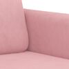 vidaXL 3-Sitzer-Sofa Rosa 180 cm Samt