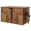vidaXL Katzenhaus Altholz 85 x 55 x 50,5 cm Holzwerkstoff