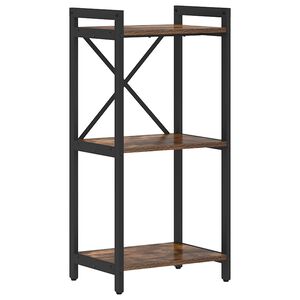 vidaXL B&uuml;cherregal 40 x 30 x 85 cm Holzwerkstoff Ger&auml;ucherte Eiche