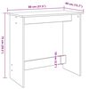 vidaXL Schreibtisch Wei&szlig; 80&times;40&times;75 cm Holzwerkstoff