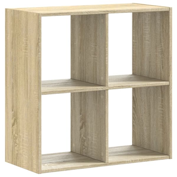 vidaXL Bücherregal Sonoma-Eiche 68,5x32x68,5 cm Holzwerkstoff