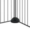 vidaXL 8-tlg. Haustierkäfig mit Tür Schwarz 35x35 cm Stahl