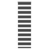 vidaXL Doppelrollo Schwarz 45x150 cm Stoffbreite 40,9 cm Polyester