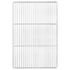 vidaXL Grillrost Silber 60 x 40 cm Edelstahl