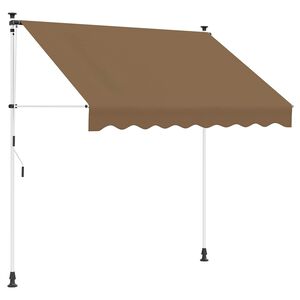 vidaXL Manuell einziehbare Markise Beige 100 cm