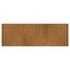 vidaXL Teppich Rechteckig Braun 100x300 cm Bambus