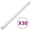 vidaXL Installationsrohre 60x40 mm 30 m PVC