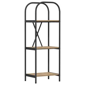 vidaXL B&uuml;cherregal 3 Ebenen 40 x 30 x 109 cm Holzwerkstoff