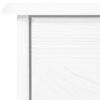 vidaXL Sideboard 2 Schubladen Wei&szlig; 78x35x89 cm Massivholz Kiefer