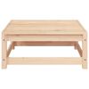 vidaXL Gartensofa ohne Armlehnen mit Kissen und Hockern