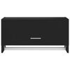 vidaXL Kleiderschrank Schwarz 70x32,5x35 cm Holzwerkstoff
