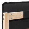 vidaXL Gepolstertes Kopfteil mit Kopfteil Nat&uuml;rlich und Schwarz 90 cm