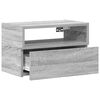 vidaXL Wand-Nachttische 2 Stk. Grau Sonoma 45x26x28,5 cm