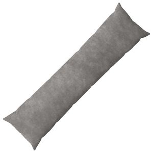 vidaXL Kissenbezug HEERLEN Hellgrau 40 x 145 cm Mikrofaser Fleece