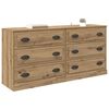 vidaXL Sideboards 2 pcs Artisan-Eiche 70 x 35,5 x 67,5 cm