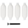 vidaXL Bootsfender 4 Stk. Wei&szlig; 41 x 11,5 cm PVC