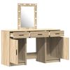vidaXL Schminktisch mit Speicher Braun 50 x 41 x 135 cm Holzwerkstoff