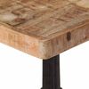 vidaXL Bistrotisch 60x60x77 cm Raues Mangoholz