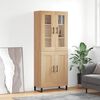 vidaXL Highboard Sonoma-Eiche 69,5x34x180 cm Holzwerkstoff