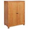 vidaXL Kleiderschrank Braun 80 x 50 x 115 cm Massives Eichenholz