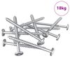 vidaXL Holzschrauben 1900 pcs Silber Stahl