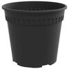 vidaXL Runder Blumentopf 24 pcs Schwarz &Oslash; 17 x 14 cm Kunststoff