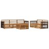 vidaXL Outdoor-Sofagarnitur 6 pcs Natur Massivholz Akazie