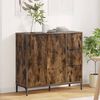 vidaXL Sideboard Ger&auml;ucherte Eiche 89,5 x 33 x 82 cm Holzwerkstoff