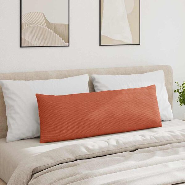 vidaXL Sofakissen 2 St&uuml;ck Rot-Orange 120 x 40 cm Cordstoff