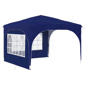 vidaXL Pop-up Partyzelt 290 x 290 x 245 cm Blau Oxford-Stoff