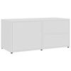 vidaXL TV-Schrank Weiß 80x34x36 cm Holzwerkstoff