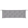 vidaXL Gartenbank-Auflage Grau 150x50x7 cm Oxford-Gewebe