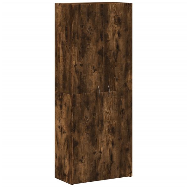 vidaXL Aktenschrank Räuchereiche 60x32x153 cm Holzwerkstoff