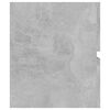 vidaXL Waschbeckenunterschrank Betongrau 80x38,5x45 cm Holzwerkstoff