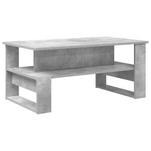 vidaXL Couchtisch Betongrau 90 x 50 x 40 cm Holzwerkstoff