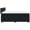 vidaXL Boxspringbett mit Matratze Schwarz 200x200 cm Samt