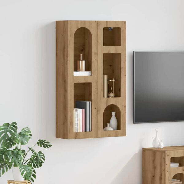 vidaXL H&auml;ngeschrank Artisan-Eiche 59 x 20 x 100 cm Holzwerkstoff